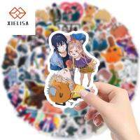 XIELISA สติ๊กเกอร์ กันน้ำกันน้ำได้ 50ชิ้นค่ะ สติกเกอร์ไดอารี่ อัลบั้มที่ดีที่สุด กระเป๋าเดินทางสำหรับกระเป๋าเดินทาง โทรศัพท์มือถือสำหรับมือถือ สติกเกอร์ตกแต่ง DIY สติ๊กเกอร์การ์ตูนญี่ปุ่น สติกเกอร์อะนิเมะคนคลั่ง สติ๊กเกอร์เขียนเครื่องเขียน