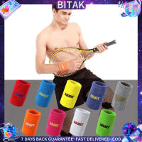 Bitak 1PCS GYM Protector สายรัดข้อมือยกน้ำหนักสายรัดข้อมือกีฬารั้งข้อมือเทนนิสแบดมินตันบาสเกตบอล Sweatbands Guard