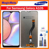 MagicMeta จอแสดงผลจอ LCD แบบดั้งเดิมสำหรับ A10S Samsung Galaxy เครื่องอ่านพิกัดแอลซีดีหน้าจอสัมผัสประกอบสำหรับ Samsung Samsung Galaxy A10S SM-A107F แสดงผล SM-A107M แอลซีดี