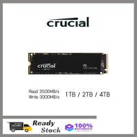 Crucial P3 1TB 2TB 4TB Gen3 3D NVMe M.2 2280 SSD