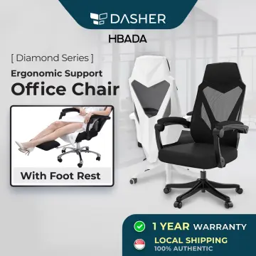 Hbada ergonomic office desk chair with adjustable discount armrest