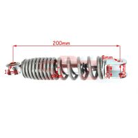 12mm Rear Shock Absorber Shocker Spring Suspension For Yamaha PW50 PW 50 PY50 peewee 50 Y-Zinger Dirt Bike Motorcycle Chrome