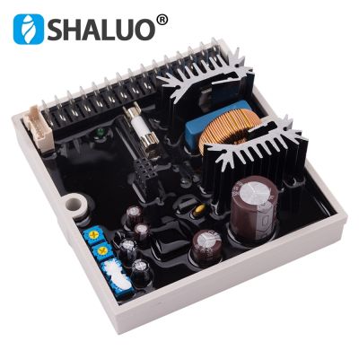 SHALUO DSR AVR เครื่องควบคุมแรงดันไฟฟ้าอัตโนมัติเครื่องกำเนิดไฟฟ้าดีเซลสำหรับ Mecc Alte Genset โมดูลควบคุมเครื่องกำเนิดไฟฟ้ากระแสสลับ