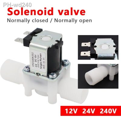 1/2 quot; 3/4 quot; Male Thread Solenoid Valve AC 220V DC 12V 24V Water Control Valve Controller Switch Normally closed normally open