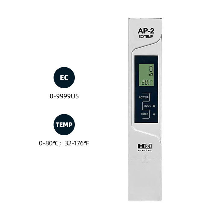 ap-2เครื่องวัดค่าการนำไฟฟ้า-ec-temp-0-9999-s-ความแม่นยำของ2-เครื่องทดสอบน้ำสำหรับดื่มน้ำ-ตู้ปลา-ตู้ปลา-สระน้ำ