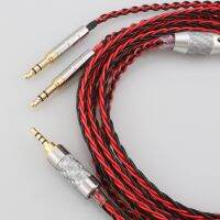 Red Black Headphone Earphone Cable For Beyerdynamic T1 T5P II AMIRON HOME Denon AH-D600 AH-D7100 Headphone