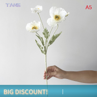 ?【Lowest price】TANG ดอกไม้ปลอมทำจากผ้าไหมงาดำดอกไม้ปลอมสำหรับงานแต่งงานในบ้านร้านเสริมสวยงานปาร์ตี้ของตกแต่งหรูหรา