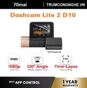 Camera hành trình ô tô 70mai Dash Cam Lite 2 Midrive D10 Tích hợp GPS