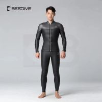 [COD] Bestdive Mens 3mm Jacket Wetsuit amp; Waisted Pants Male Freediving Spearfishing Scuba Diving