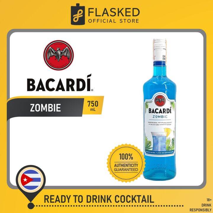 Bacardi Zombie ReadyToDrink Cocktail 750mL Lazada PH