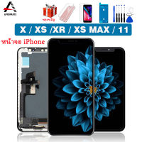 หน้าจอสำหรับ iPhone x XR XS XS MAX LCD พร้อมหน้าจอทัชสกรีน3D ชุดประกอบ Digitizer สำหรับ11 PRO MAX