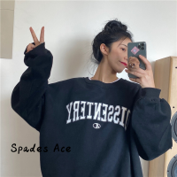 Spades Ace เสื้อฮู้ด เสื้อแขนยาวอบอุ่น หลวมและสบาย ทันสมัย ชิค สไตล์ นุ่มนวล A98J348 41Z231010