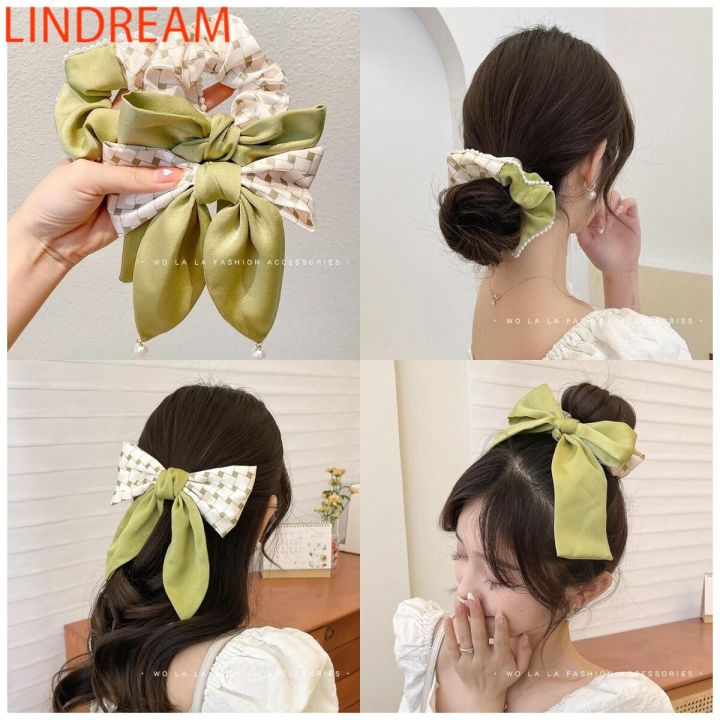 lindream-ยางรัดผมสีพาสเทล-ยางรัดผมเกาหลี-ยางมัดผม-เชือกมัดผม