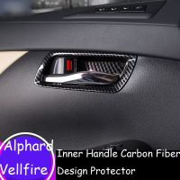 HYS Toyota Alphard / Vellfire ภายในจับคาร์บอนไฟเบอร์ออกแบบป้องกัน2015-2020 AH30อุปกรณ์เสริมรถยนต์