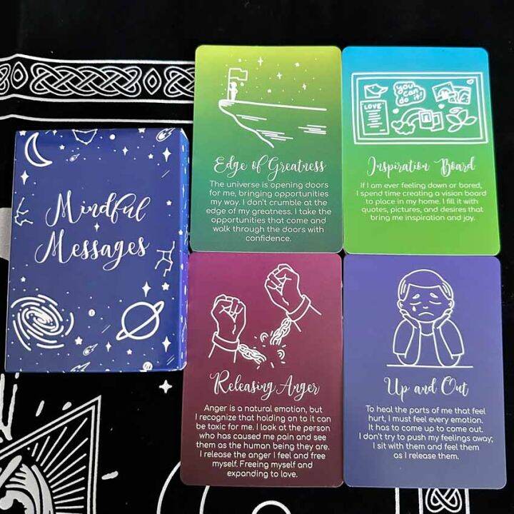 Mindful Messages Positive Affirmations Meditation Cards Game | Lazada PH