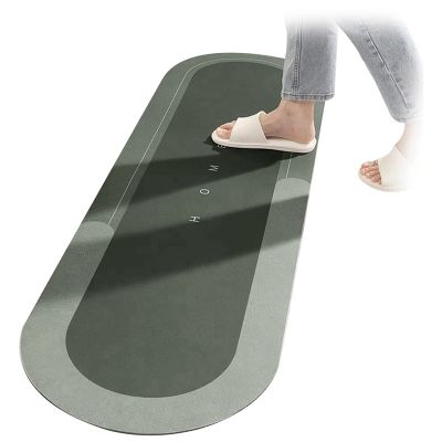 Super Absorbent Floor Mat, Skin Super Absorbent Bath Mat Quick Dry Bathroom Carpet Floor Doormat 17.7inchX59inch