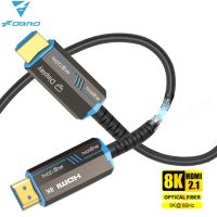 【LZ】❈♞  Fdbro 8k hdmi 2.1 cabo de fibra óptica hdmi cabo 120hz 48gbps hdr hdcp para hd tv caixa projetor ps3/4 ultra alta velocidade computador