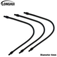 100/200/300mm 400mm M4 Chrome l Hose Microphone Positioning Hose Styling Hose Gooseneck Coil For DIY clip desk lamp