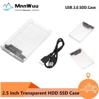 USB 3.0 HDD Case Enclosure 2.5 Inch Serial Port SATA SSD Hard Drive Cases Support 2 TB Transparent Mobile External HDD