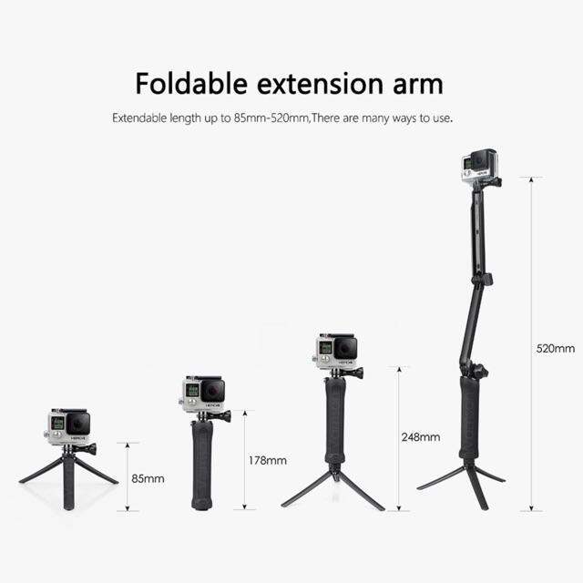 best-seller-ไม้-3-way-gopro-three-way-tripod-แขนยื่น-มือจับ-ขาตั้งกล้อง-gopro-osmo-action-camera