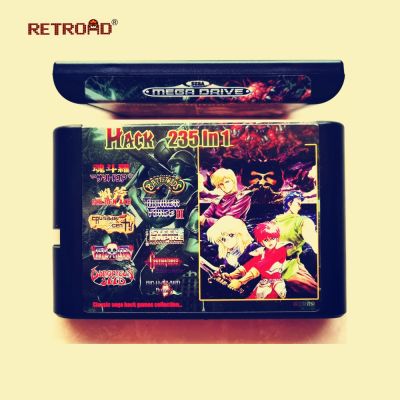 【Fast-selling】 เกม MD 235ใหม่ล่าสุดใน1เกม16บิตสำหรับไดรฟ์เมกะเซก้าสำหรับ Sega Retro Genesis 2G Hack Version
