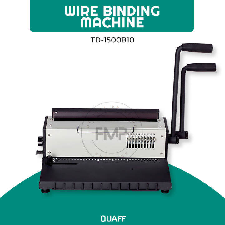 [FMP] QUAFF Wire Binding Machine A4 Size 31 Pitch TD1500B10 Binding