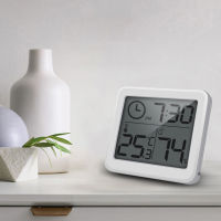 【Worth-Buy】 Lcd Digital Temperature Meter Htc-1 Hygrometer Thermometer With Clock Weather Station For Home