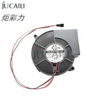 Jucaili พัดลมดูด Dc 24V ไร้แปรงถ่าน0.3a เครื่องเป่ากระดาษสำหรับ Allwin Xuli Gongzheng เครื่องปรินขนาดใหญ่