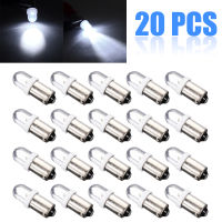 Stiup 20Pcs T11 T4W BA9S H6W 1895 1SMD LED 12Vไฟเลี้ยวDashboardหลอดไฟสีขาว