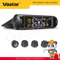 Vastar External TPMS [TRUE] Color Screenระบบแรงดันลมยางโซล่าจอแสดงผลLEDไร้สาย