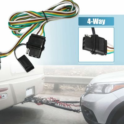 4 Way Trailer Wiring Harness Connector Plug 56331 118534 ABS Car Accessories As Shown for Chrysler Town &amp; Country 2011-2016