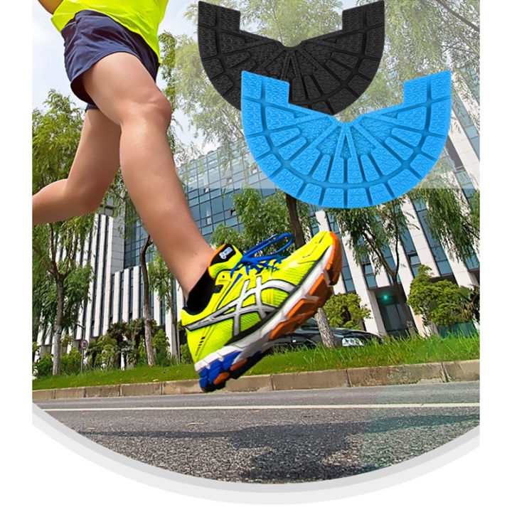 loreta-สติกเกอร์ส้นรองเท้าปกป้องสำหรับรองเท้าผ้าใบยางกาวในตัวพื้นรองเท้าทนทานต่อการฉีกขาด