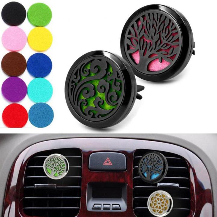 dt-hotcar-air-freshener-vent-clip-30mm-car-air-vent-aromatherapy-essential-oil-diffuser-stainless-steel-locket-with-vent-clip-5-pads