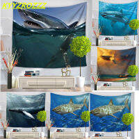 Wholesale Mandala Sea World Shark Digital Printing Tapestry Mandala Bohemian Beach Towel Yoga Mat Toalha de mesa Supplier China