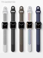 ♛♣▩ Strap For Apple Watch band 44mm 40mm 45mm 41mm 38mm 42mm watchband Soft Silicone Sport bracelet iWatch Series 3 5 6 se 7 8 Ultra