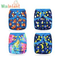 Latest Hemp Cotton AIO Cloth Diaper Reusable&amp; Comfortbale Wider Flexible Colorful Binding Baby AI2 Nappy With 3D Leak