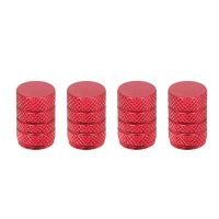 Knurling Styling Motorcycle Motor Bike Wheel Tire Valve Stem Rim Caps Red Orange Dustproof Covers Automobiles Accessories