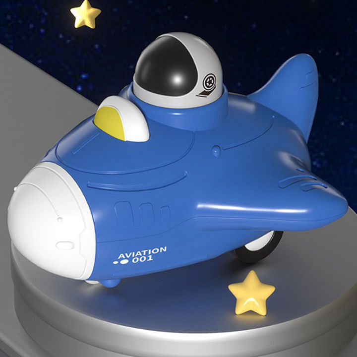 amila-รถของเล่นสำหรับกดของเด็ก-ยานอวกาศการ์ตูนยานอวกาศดึงกลับรถความเฉื่อยของเล่นขนาดเล็ก