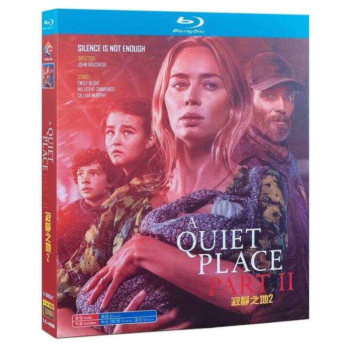 Blu-ray Ultra HD Movie A Quiet Place 2 BD Disc English Pronunciation