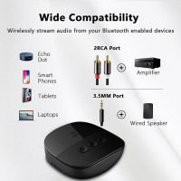 ตัวรับสัญญาณเสียง Bluetooth 5.2 NFC U Disk TF Card RCA 3.5mm AUX Jack Stereo Music Wireless Adapter Mic สําหรับ รถ ลําโพง เครื่องขยายเสียง