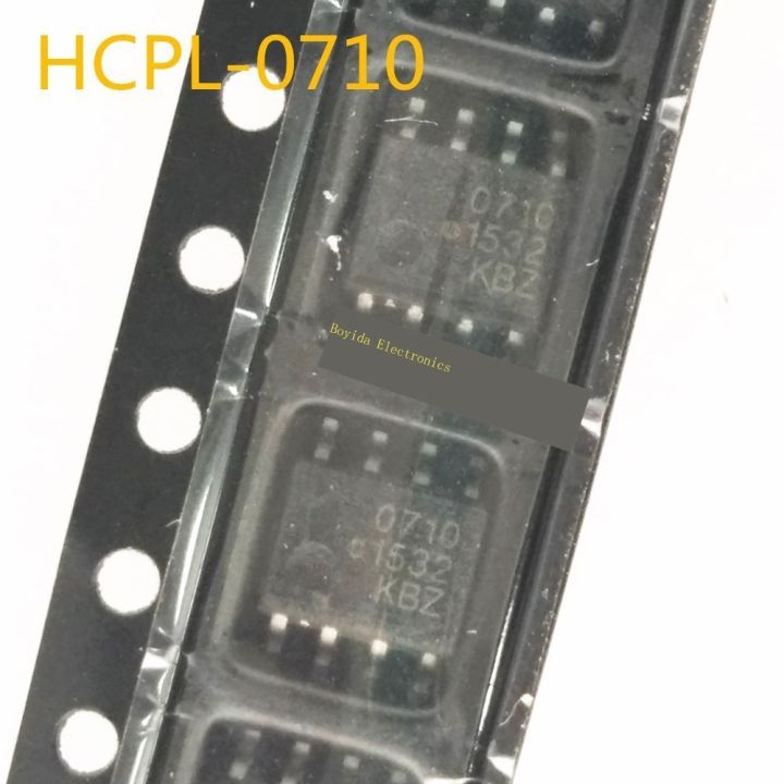 10pcs-ใหม่นำเข้า-hcpl-0710-500e-hcpl-0710-sop-8แพทช์นำเข้า-optocoupler