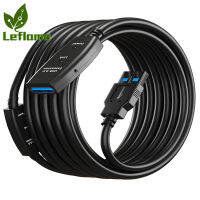 Leflame Usb3.0สายต่อขยายสัญญาณวิดีโอชาย-หญิง Booster Amplifier Extender Conference Camera Cable