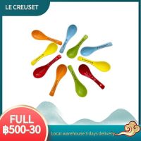 Le Creuset ชุดช้อนตะเกียบเซรามิกสีสันสดใสในครัวเรือนกล่องซุปช้อนป้องกันแบคทีเรีย และไม่ลื่น