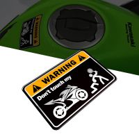 3D Warning Sticker Dont Touch My Motorcycle Decal Case for Kawasaki NINJA Yamaha Honda CBR Suzuki GSXR  Ducati MONSTER Decals  Emblems