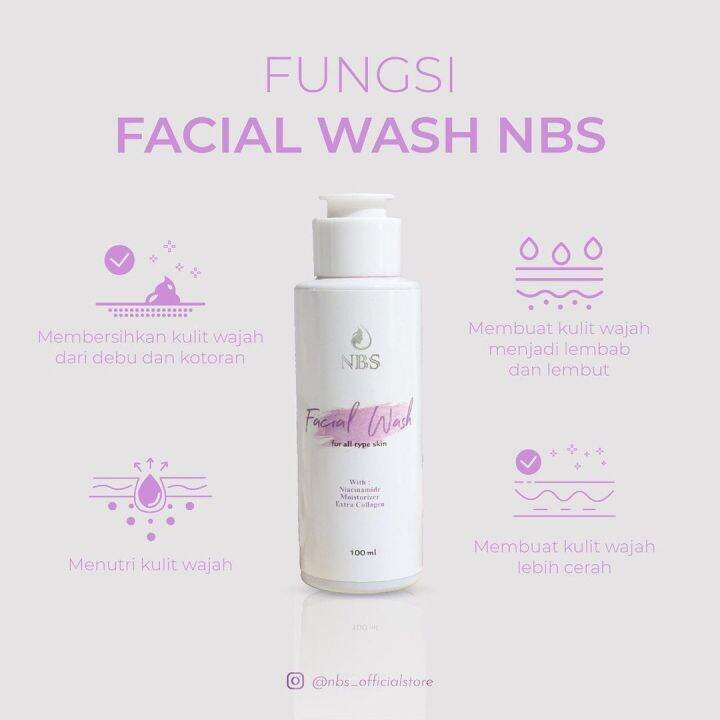 Promo Ramadhan Nbs Facial Wash Original/ SAbun Pencerah Wajah/ Facial ...