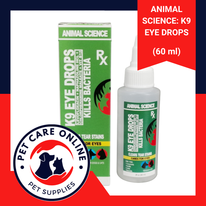 [Animal Science] K9 EYE DROPS for Dogs and Cats (60ml) Lazada PH