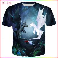 2023 Fashion 3D Print Anime How To Train Your Dragon Men  Casual T Shirt