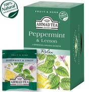 Trà Bạc Hà Chanh Anh Quốc 40g 20 túi x 2g - Ahmad Peppermint & Lemon Tea