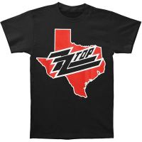 เสื้อยืดโอเวอร์ไซส์ธรรมดา100%cotton เสื้อยืดผู้ชาย Bravado Mens ZZ Top Texas Event T-Shirt men เสื้อ ยืด ผู้ชาย คอกลม โ  Z8RH