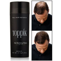 ผงไฟเบอร์เพิ่มผมหนาดผมหงอก Toppik Hair  ปิดผมล้าน ปิดผมดำปิดผมงอก ปิดผมบางผมแท้ หัวล้าน ผมบาง ที่ปิดเหม่ง ผมดูหนา